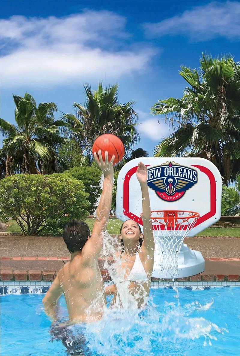 Poolmaster® New Orleans Pelicans Competition Style Poolside Basketball Game