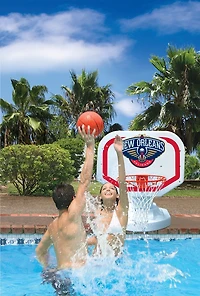 Poolmaster® New Orleans Pelicans Competition Style Poolside Basketball Game