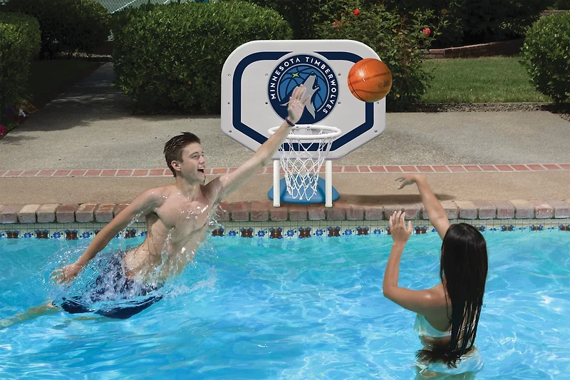 Poolmaster® Minnesota Timberwolves Pro Rebounder Style Poolside Basketball Game