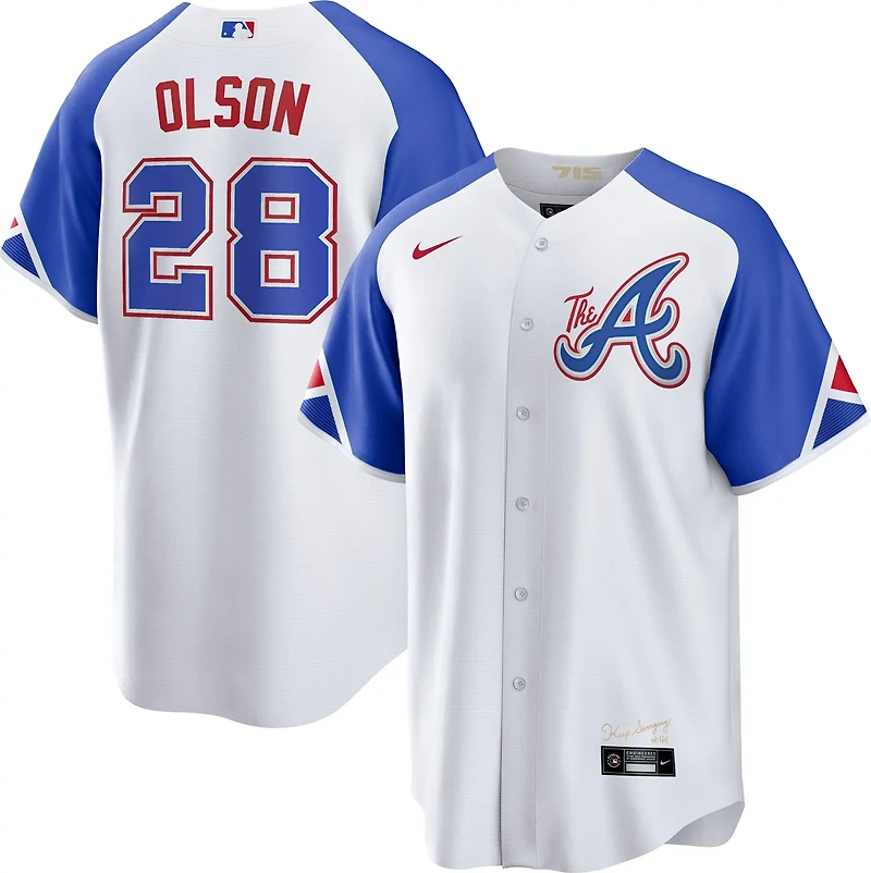 Nike Men's Atlanta Braves Olson City Connect Replica Jersey