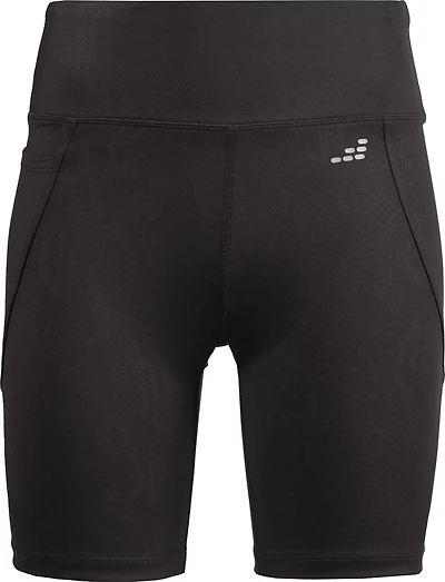 BCG Women's HI-Rise Emboss Bike Shorts 7 in