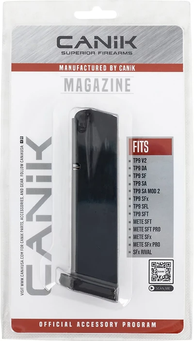 Canik Tp9 Full Size 18-Round 9mm Luger Magazine