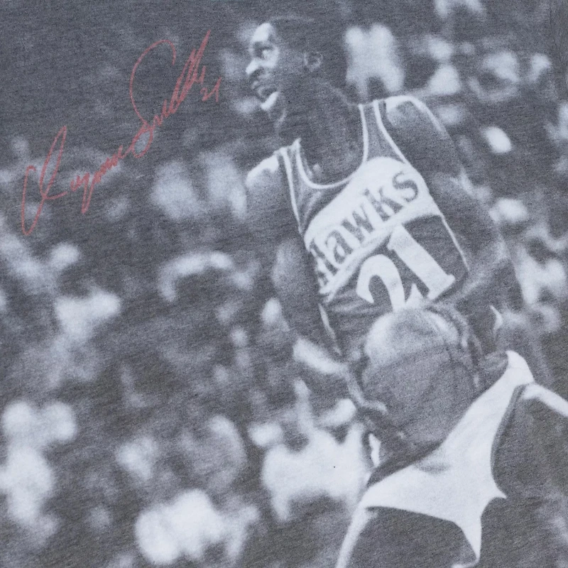 Mitchell & Ness Men's Atlanta Hawks Dominique Wilkins 21 Sublimated T-shirt