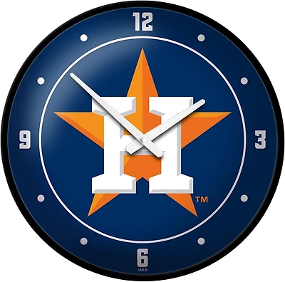 The Fan-Brand Houston Astros Logo Modern Disc Wall Clock