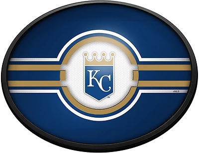 The Fan-Brand Kansas City Royals Oval Slimline Lighted Wall Sign