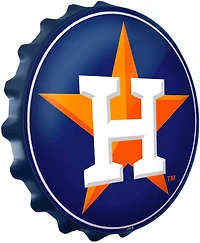 The Fan-Brand Houston Astros Logo Bottle Cap Wall Sign