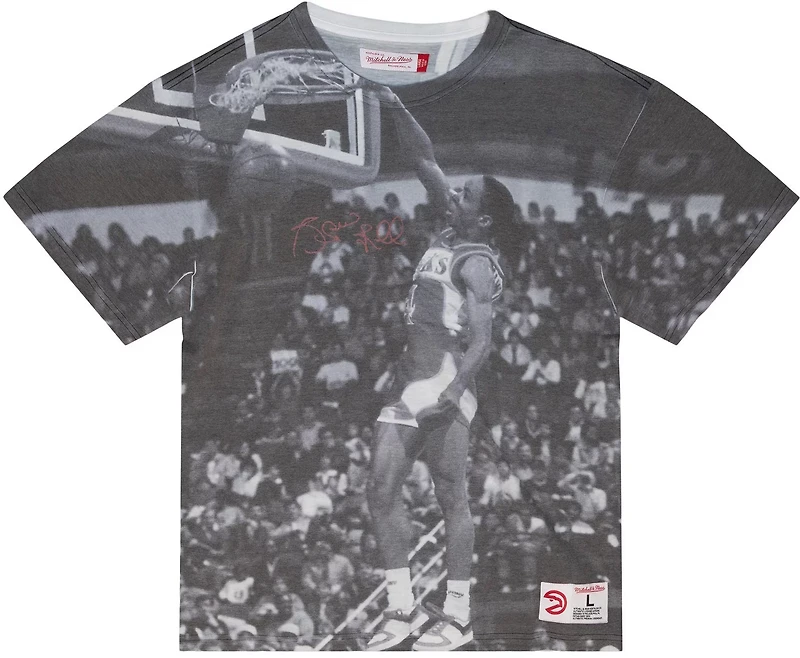 Mitchell & Ness Men's Atlanta Hawks Spud Webb 4 Above the Rim Sublimated T-shirt