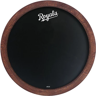 The Fan-Brand Kansas City Royals Chalkboard Faux Barrel Top Sign