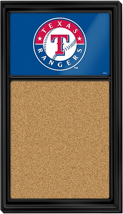The Fan-Brand Texas Rangers Cork Note Board