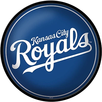 The Fan-Brand Kansas City Royals Wordmark Modern Disc Wall Sign