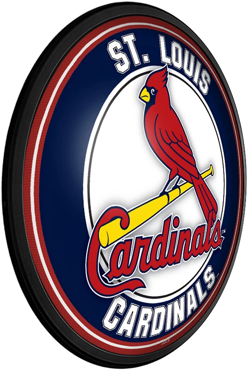 The Fan-Brand St. Louis Cardinals Round Slimline Lighted Wall Sign