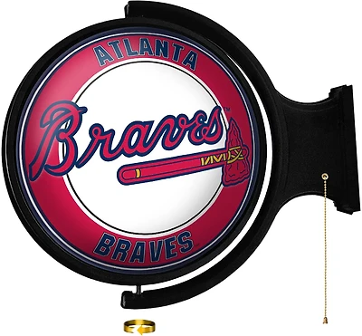The Fan-Brand Atlanta Braves Original Rotating Lighted Wall Sign