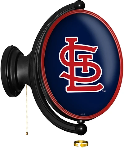 The Fan-Brand St. Louis Cardinals Original Oval Rotating Lighted Wall Sign