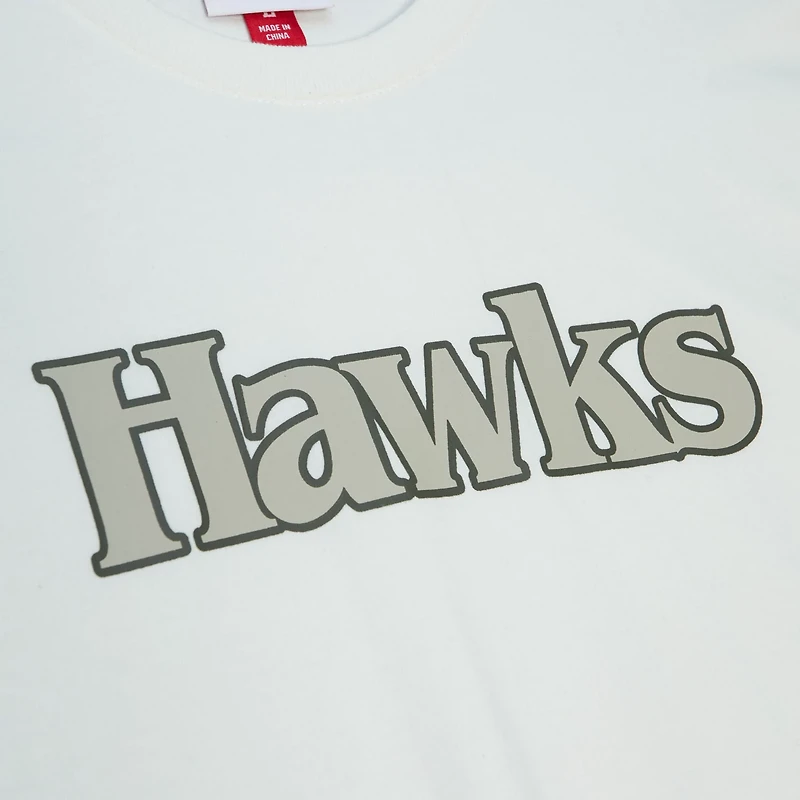 Mitchell & Ness Men's Atlanta Hawks Cream T-shirt