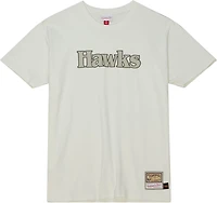 Mitchell & Ness Men's Atlanta Hawks Cream T-shirt