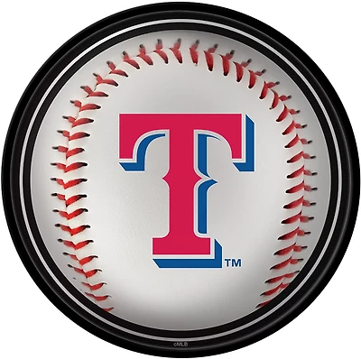 The Fan-Brand Texas Rangers Baseball Modern Disc Wall Sign