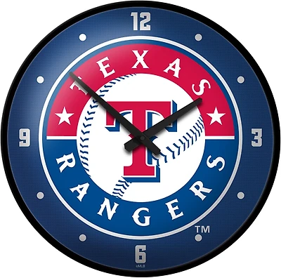 The Fan-Brand Texas Rangers Modern Disc Wall Clock