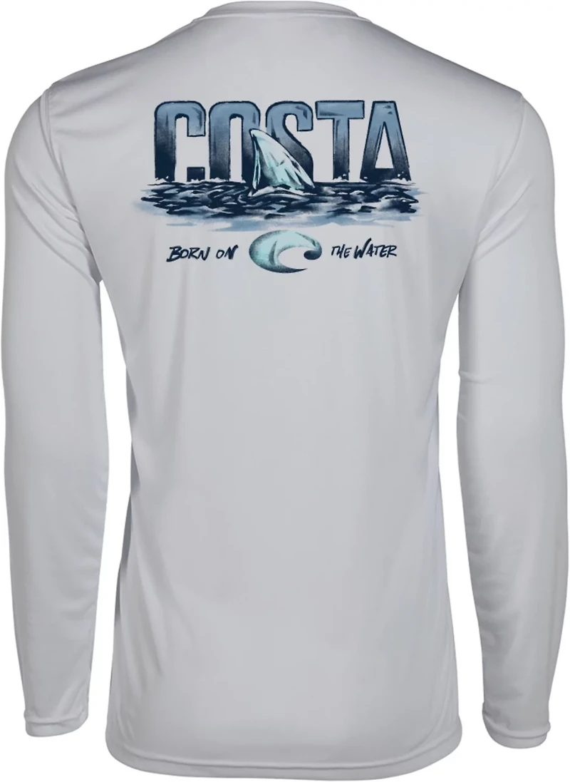 Costa Men's Tech Insignia Shark Graphic T-shirt