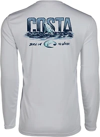 Costa Men's Tech Insignia Shark Graphic T-shirt