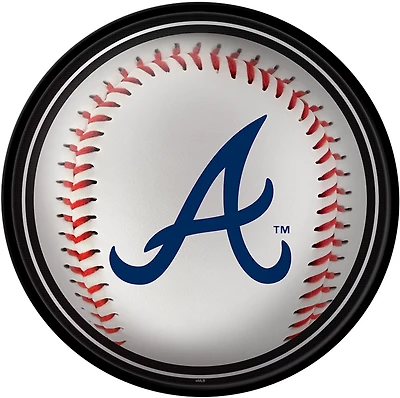 The Fan-Brand Atlanta Braves Baseball Modern Disc Wall Sign