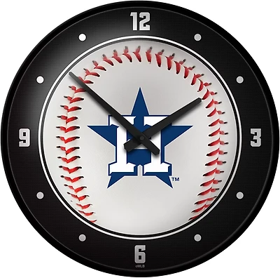 The Fan-Brand Houston Astros Baseball Modern Disc Wall Clock