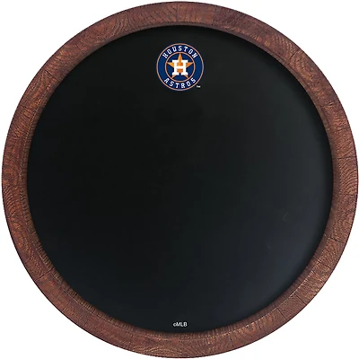 The Fan-Brand Houston Astros Logo Chalkboard Faux Barrel Top Sign