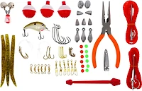 Eagle Claw 2 Angler 5 ft 6 in Freshwater Fishing Bundle