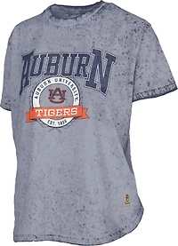 Three Square Women's Auburn University Sun Washed Gibraltar Cropped T-shirt