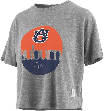 Three Square Women's Auburn University Knobi Jasper Stanwick Cropped T-shirt