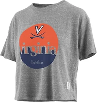 Three Square Women's University of Virginia Knobi Jasper Stanwick Cropped T-shirt