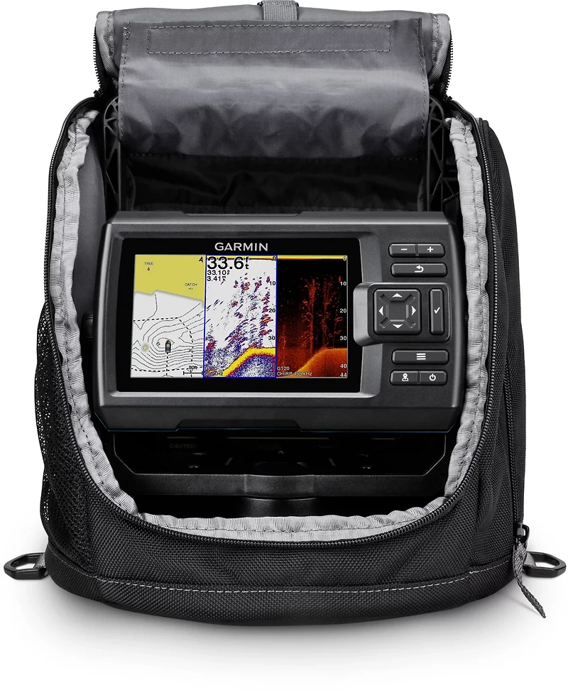 Garmin STRIKER Vivid 5cv Ice Fishing Fishfinder Bundle