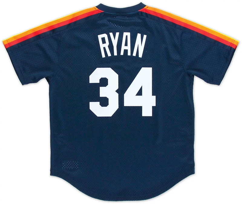 Mitchell & Ness Men's Houston Astros Nolan Ryan Authentic 1988 Batting Practice Pullover Jersey