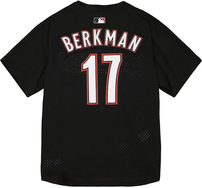 Mitchell & Ness Houston Astros Lance Berkman #17 Batting Practice Jersey
