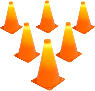 GoSports LED Light Up Sports Cones 6-Pack