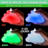 GoSports Modern Light Up Cones 6-Pack