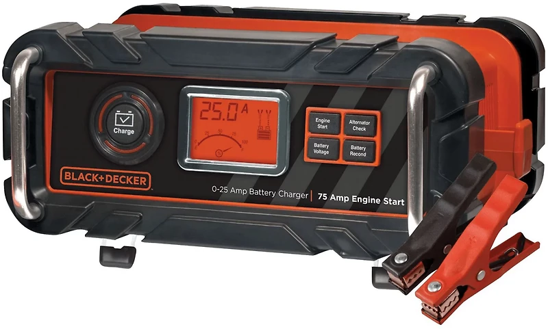 Stanley 25 A Battery Charger with 75 A Engine Start