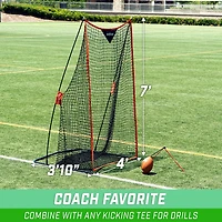 GoSports 7 ft x 4 ft Football Kicking Net