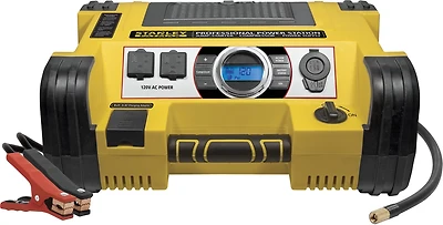 Stanley FATMAX 700 Instant/1,400 Peak Battery Amp Professional Power Station with 500 W Inverter and Digital Gauge