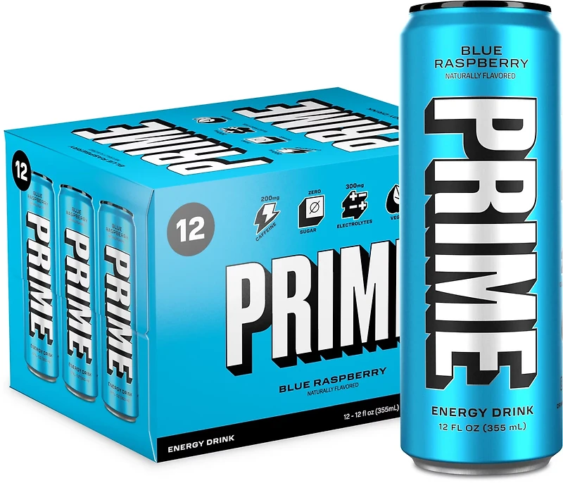 Prime Blue Raspberry PH Energy 12oz