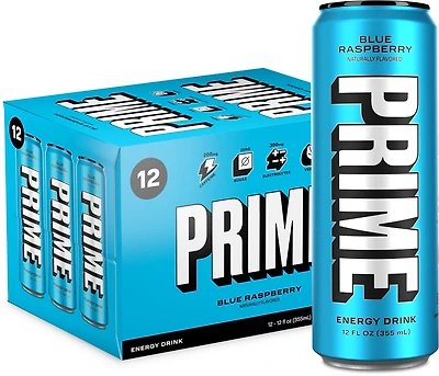 Prime Blue Raspberry PH Energy 12oz