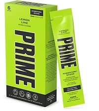 Prime Lemon Lime Hydration Stick 6-Pack