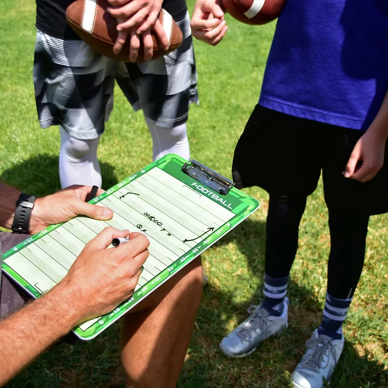 GoSports Football Coaches Premium Dry-Erase 2-Sided Clipboard