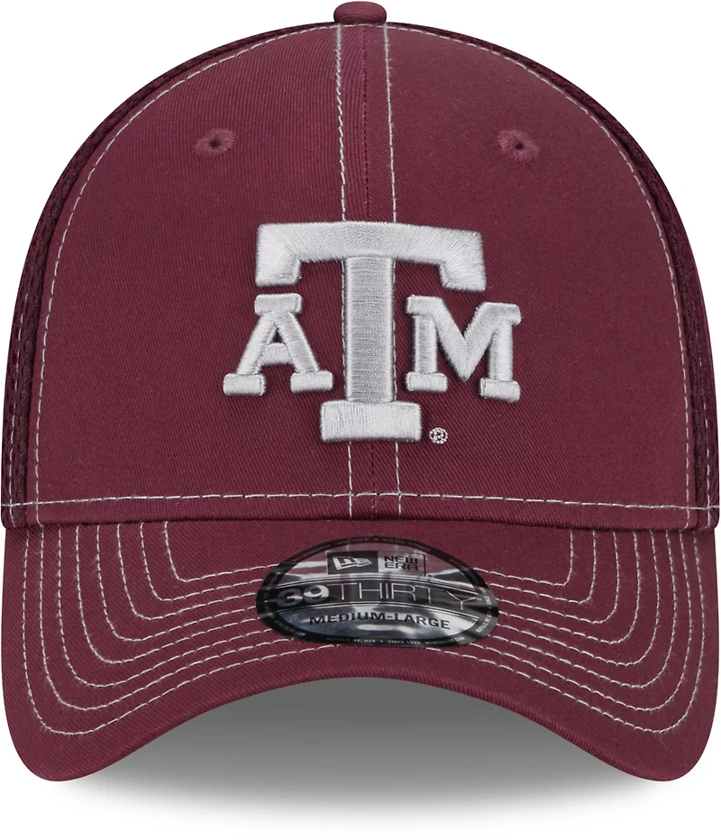 New Era Men's Texas A&M University Neo Contrast 39THIRTY Knit Cap