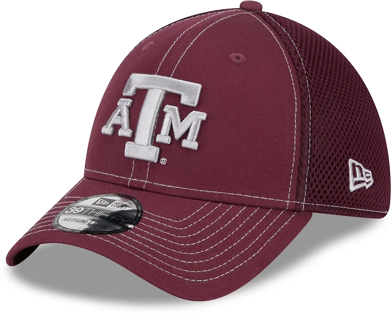New Era Men's Texas A&M University Neo Contrast 39THIRTY Knit Cap