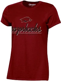 Champion Women's University of Arkansas Script T-shirt