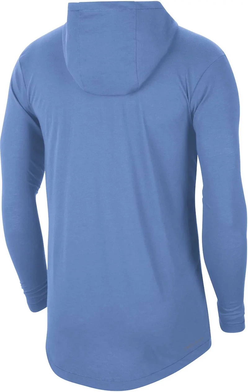 Nike Men's University of North Carolina Dri-FIT Long Sleeve Hooded T-shirt