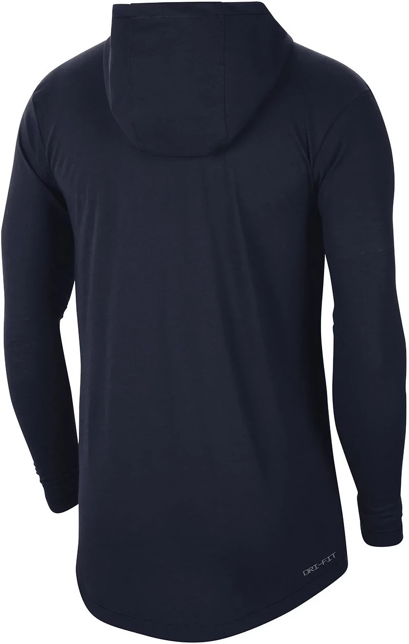 Nike Men's University of Virginia Dri-FIT Long Sleeve Hooded T-shirt