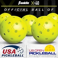 Franklin Dagger Polypropylene Pickleball Paddles and Pickleballs Set for 2 Players