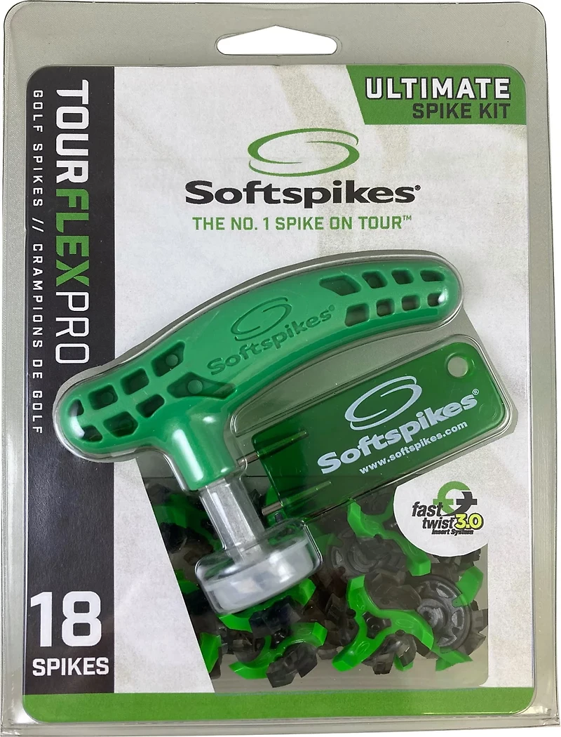 Softspikes Tour Green Flex Pro Cleats Golf Spikes 18-Pack