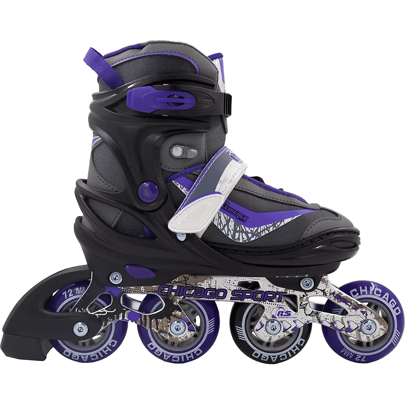 Chicago Skates Girls' Adjustable Inline Skates